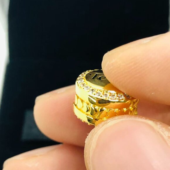 ✨🔥Pandora State Of Texas Exclusive Flag Button Charm - Picture 2 of 3